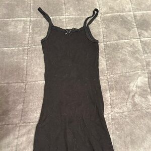 brandy melville black bella maxi dress